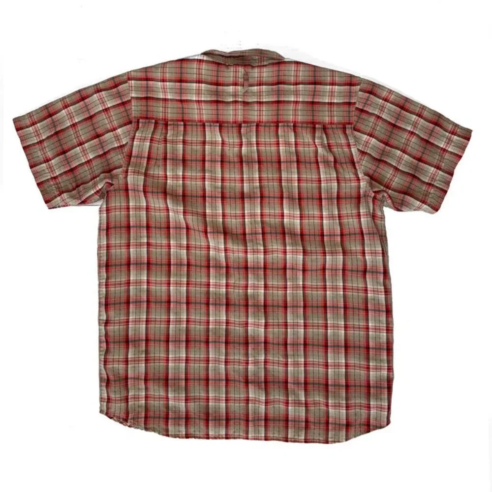 North Face Plaid Button Down Shirt